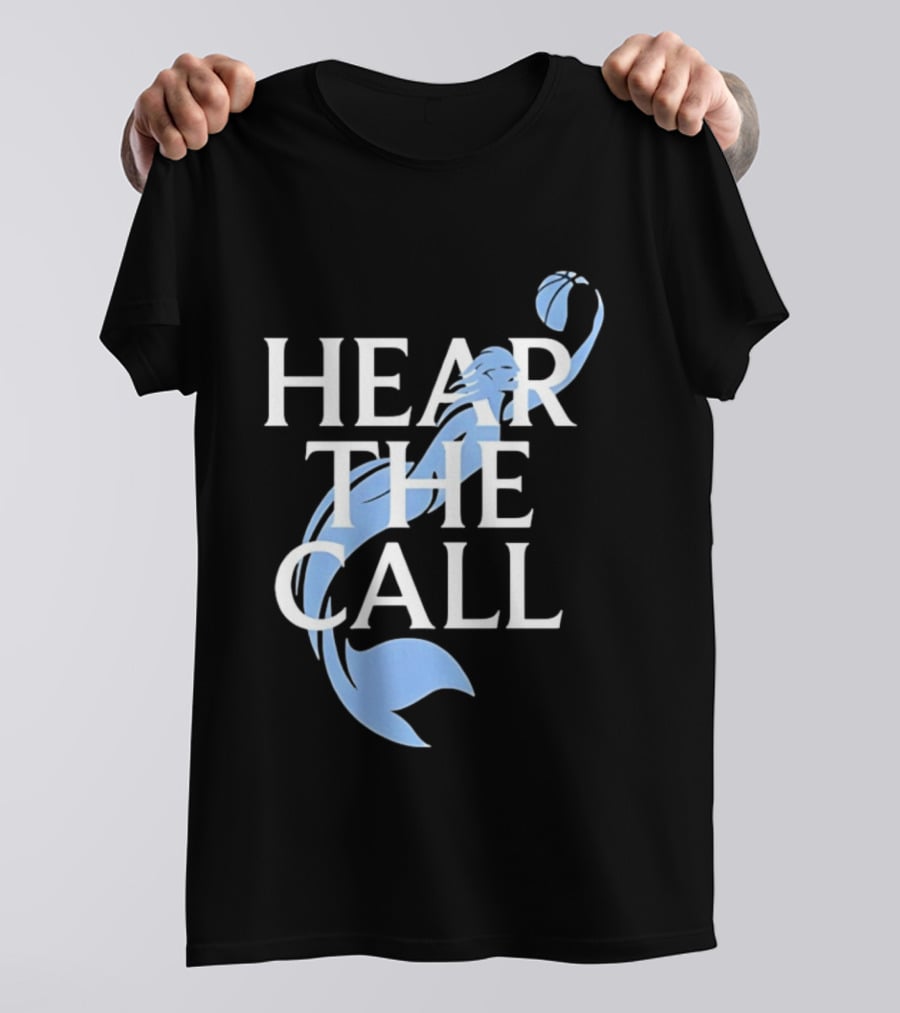 Hear The Call Mermaid Basketball Sports T-Shirt