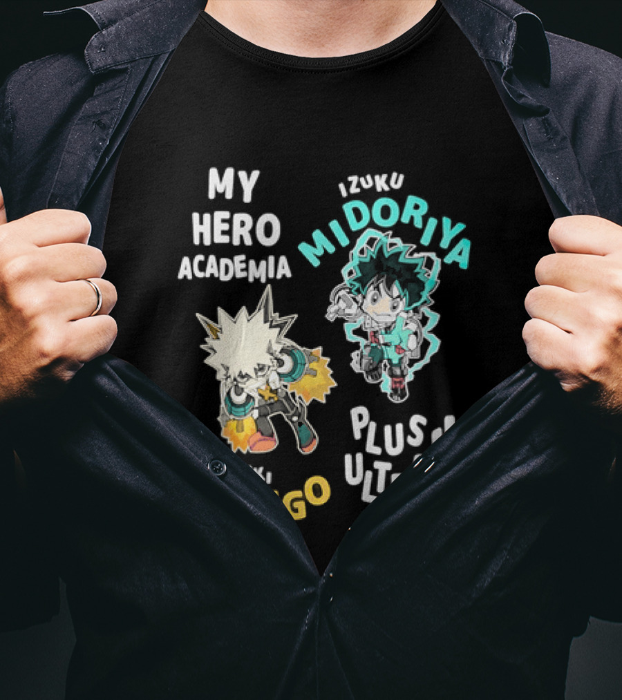 My Hero Academia Izuku Midoriya Katsuki Bakugo Plus Ultra T-Shirt