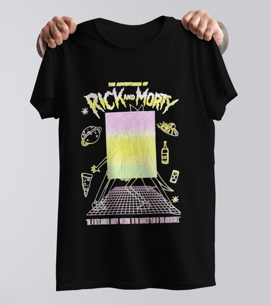 The Adventures Of Rick And Morty Welcome To The Darkest Year Of Our Adventures T-Shirt