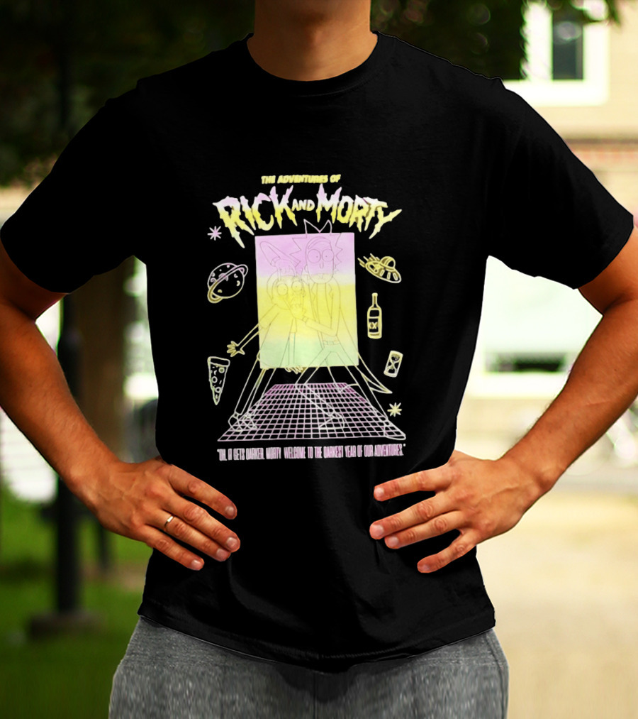 The Adventures Of Rick And Morty Welcome To The Darkest Year Of Our Adventures T-Shirt