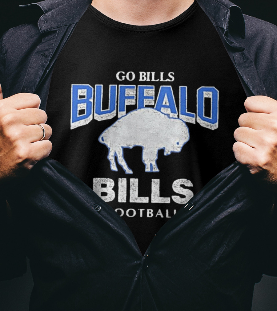 Go Bills Buffalo Bills Football History T-Shirt