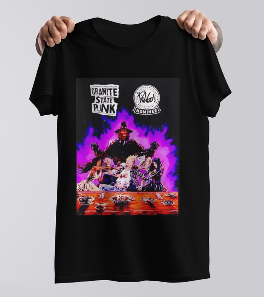 Granite State Punk Mike Wieringo Comic Book Industry Awards Nominee Vibrant Comic T-Shirt