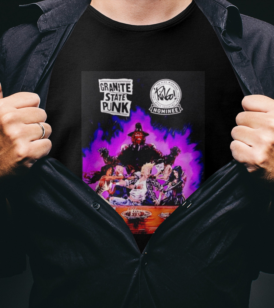 Granite State Punk Mike Wieringo Comic Book Industry Awards Nominee Vibrant Comic T-Shirt