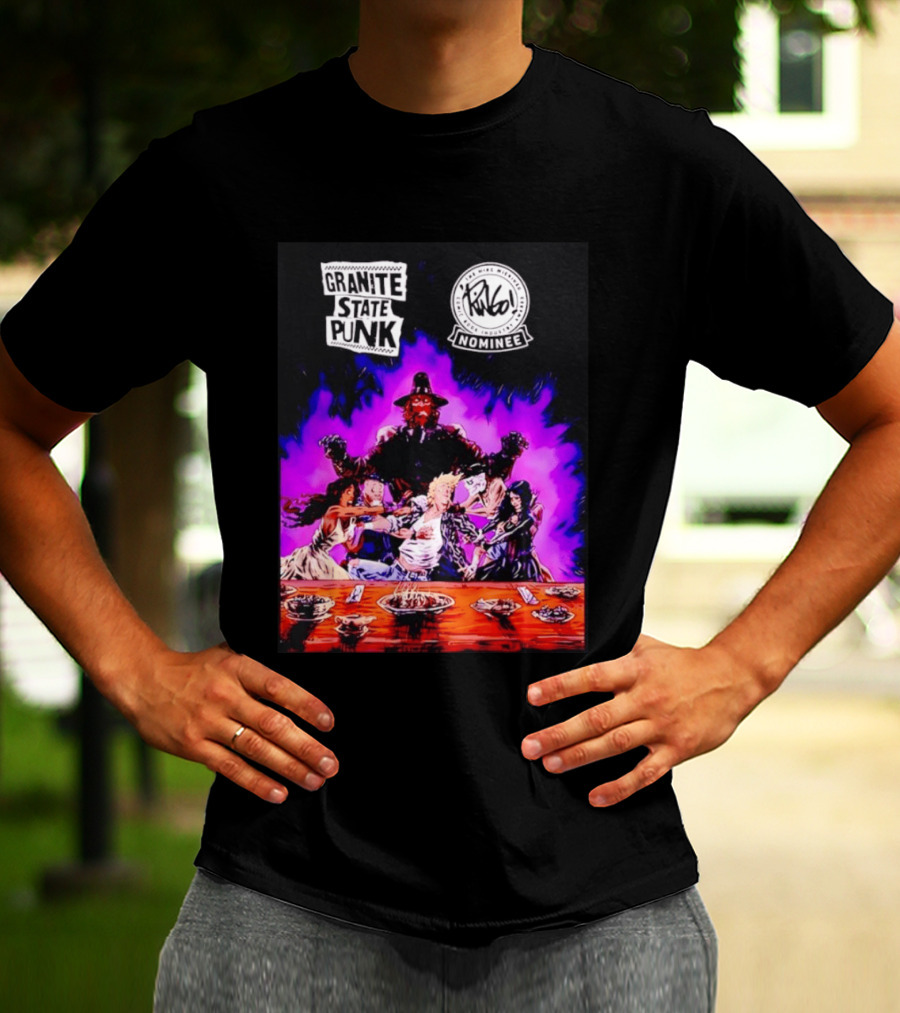 Granite State Punk Mike Wieringo Comic Book Industry Awards Nominee Vibrant Comic T-Shirt