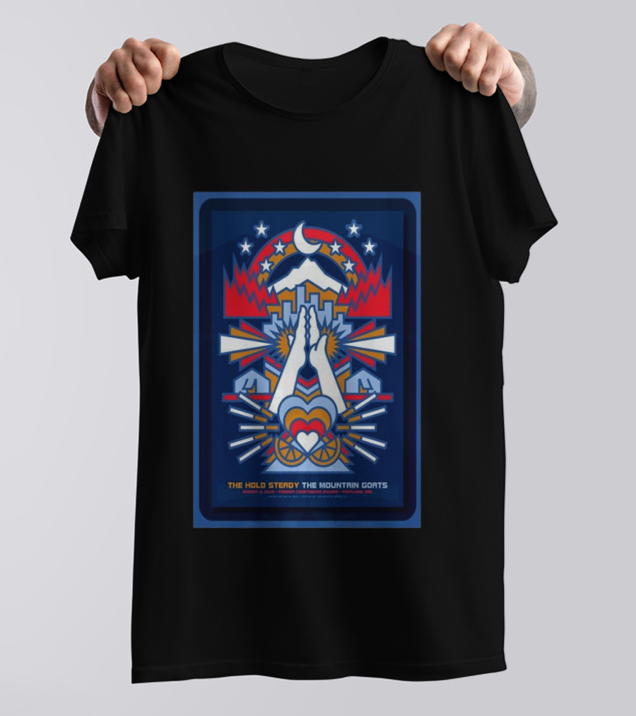 The Hold Steady The Mountain Goats August 8 2026 Portland Oregon Concert T-Shirt