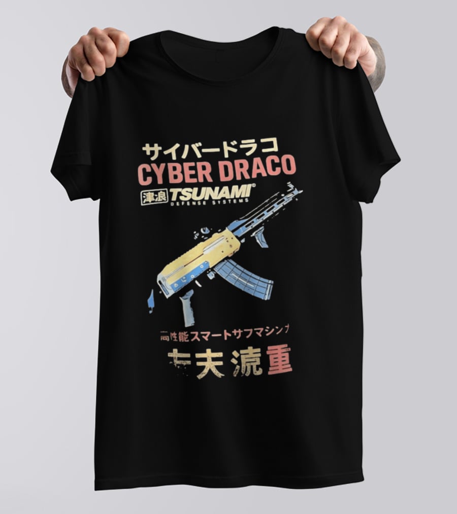 CYBER DRACO TSUNAMI Defense Systems Zastava M92 T-Shirt