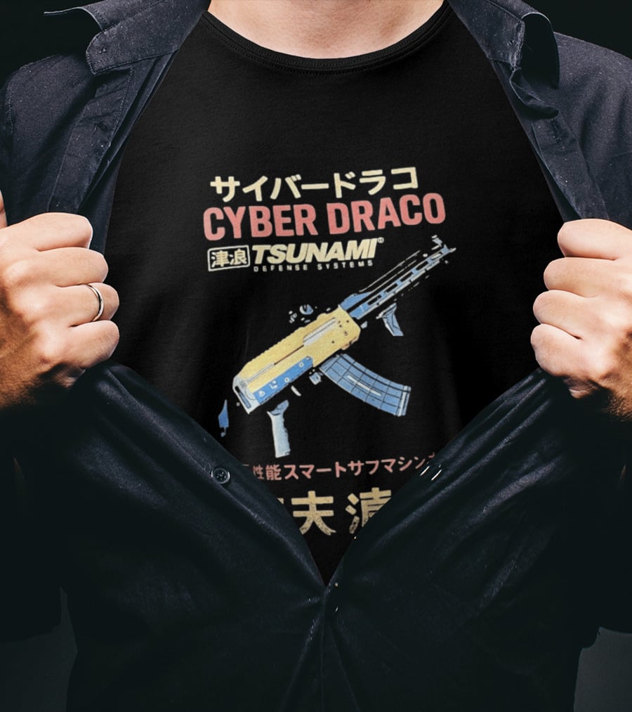 CYBER DRACO TSUNAMI Defense Systems Zastava M92 T-Shirt