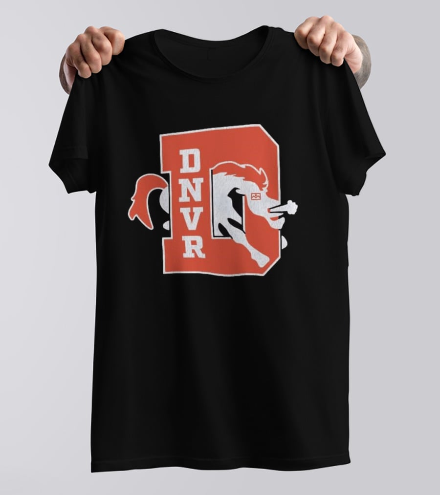 DNVR Denver Broncos Retro Horse Head T-Shirt