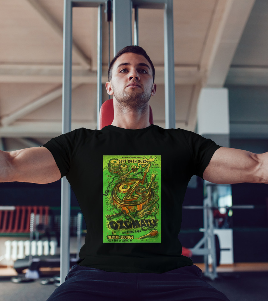 Ozomatli At Nectar Lounge Seattle With Lobo Lara September 24th 2026 T-Shirt