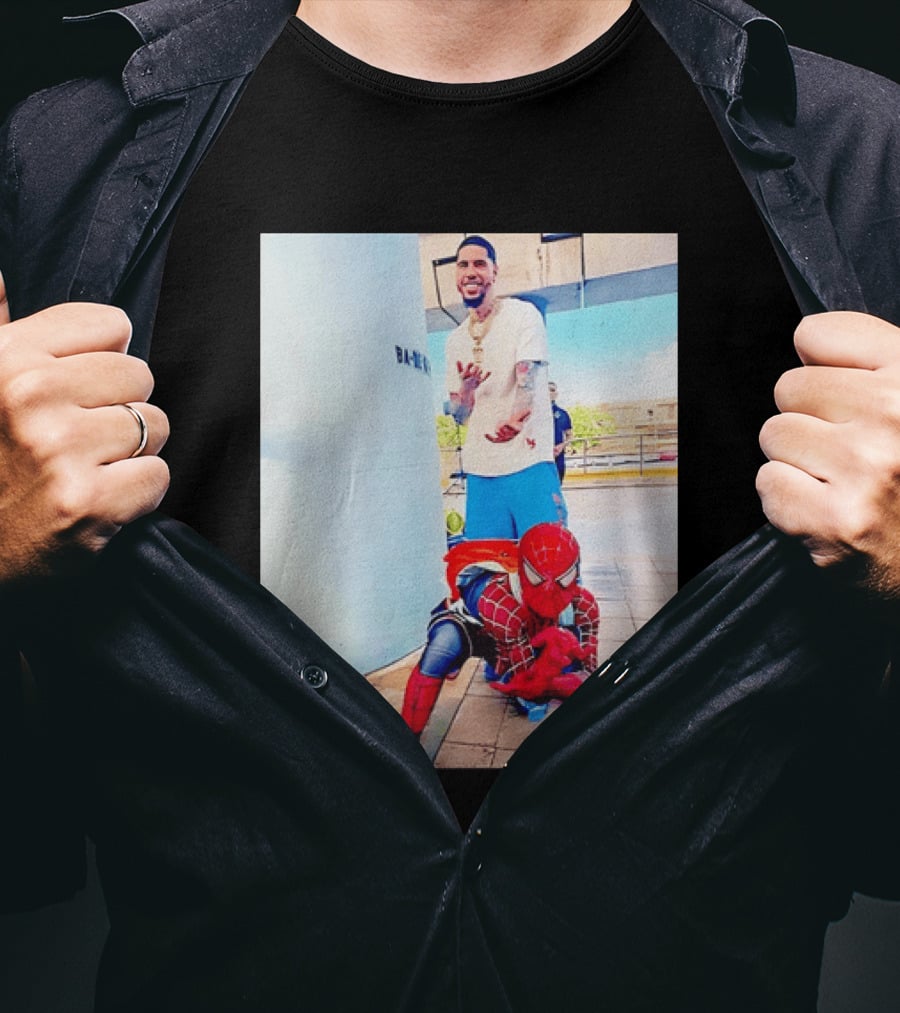 Jayson Tatum Spider Man Boston Celtics T-Shirt