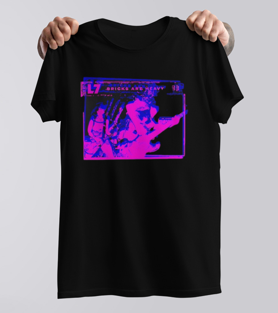 L7 Bricks Are Heavy Band Grunge Alternative Rock Album Cover T-Shirt