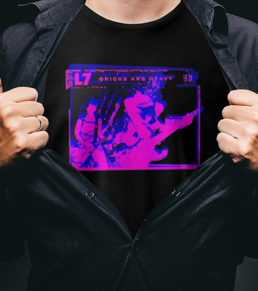 L7 Bricks Are Heavy Band Grunge Alternative Rock Album Cover T-Shirt