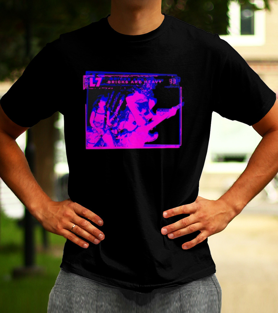 L7 Bricks Are Heavy Band Grunge Alternative Rock Album Cover T-Shirt