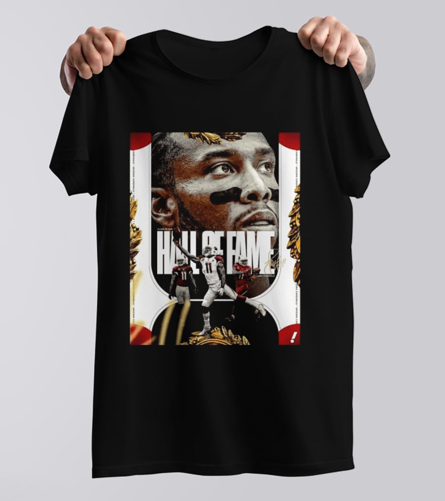 Larry Fitzgerald Hall Of Fame Class Of 2026 Legendary NFL Wide Receiver T-Shirt