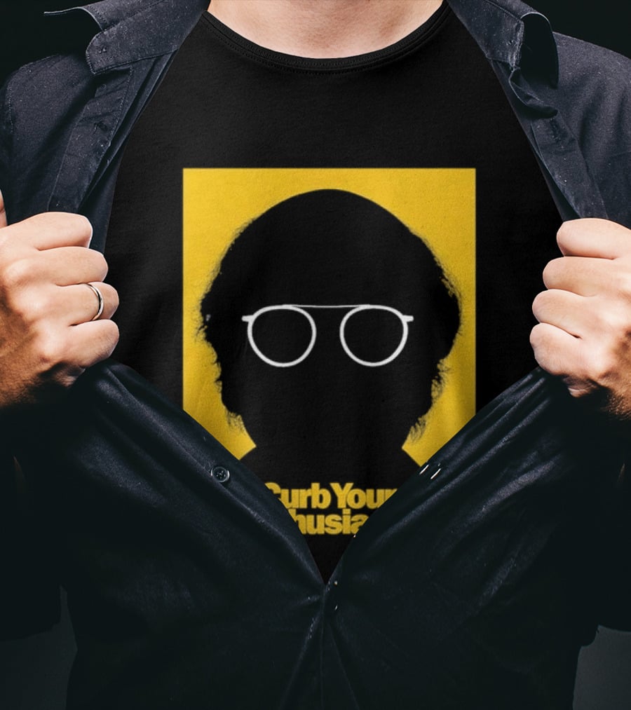 Curb Your Enthusiasm Larry David Silhouette Glasses T-Shirt