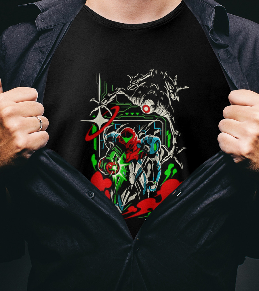 Samus Aran Metroid Your Back Adventure T-Shirt