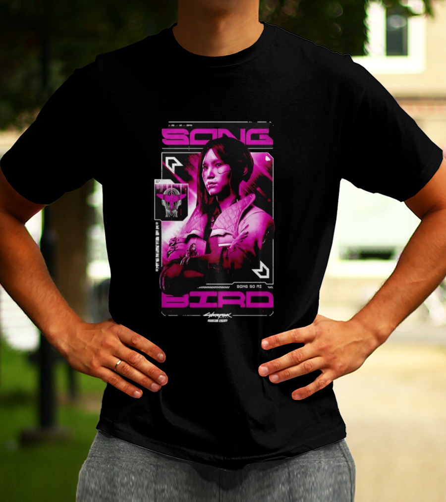 Songbird Song So Mi Cyberpunk 2077 Phantom Liberty T-Shirt