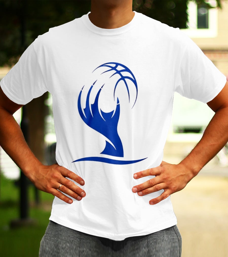 Cleveland Sirens The Claw Basketball Blue Wave T-Shirt