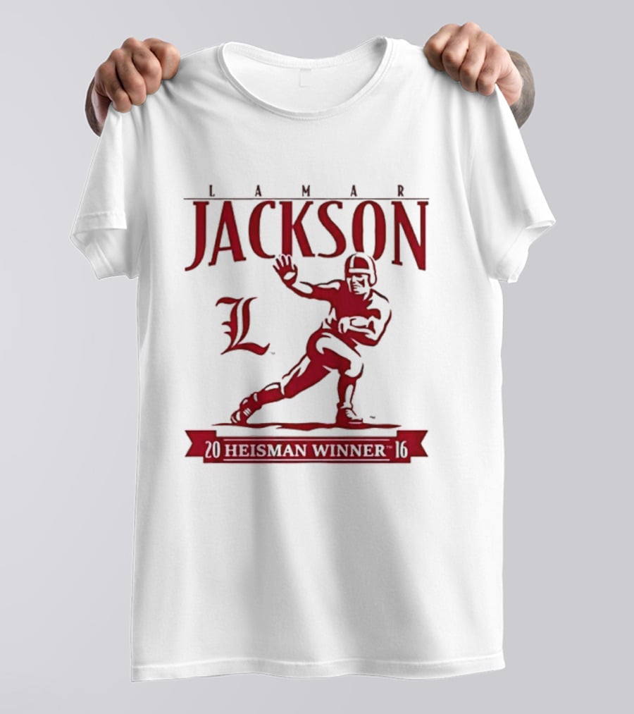 Lamar Jackson Louisville Football Heisman Winner 2016 T-Shirt