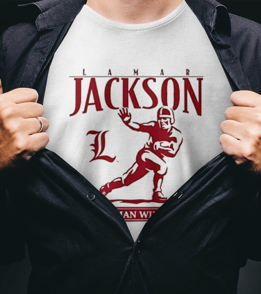 Lamar Jackson Louisville Football Heisman Winner 2016 T-Shirt