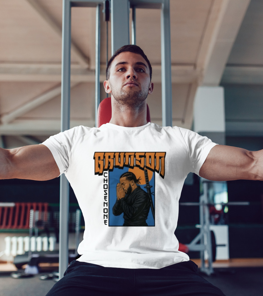 Brunson Chosen One Samurai Style Meditation And Sword T-Shirt