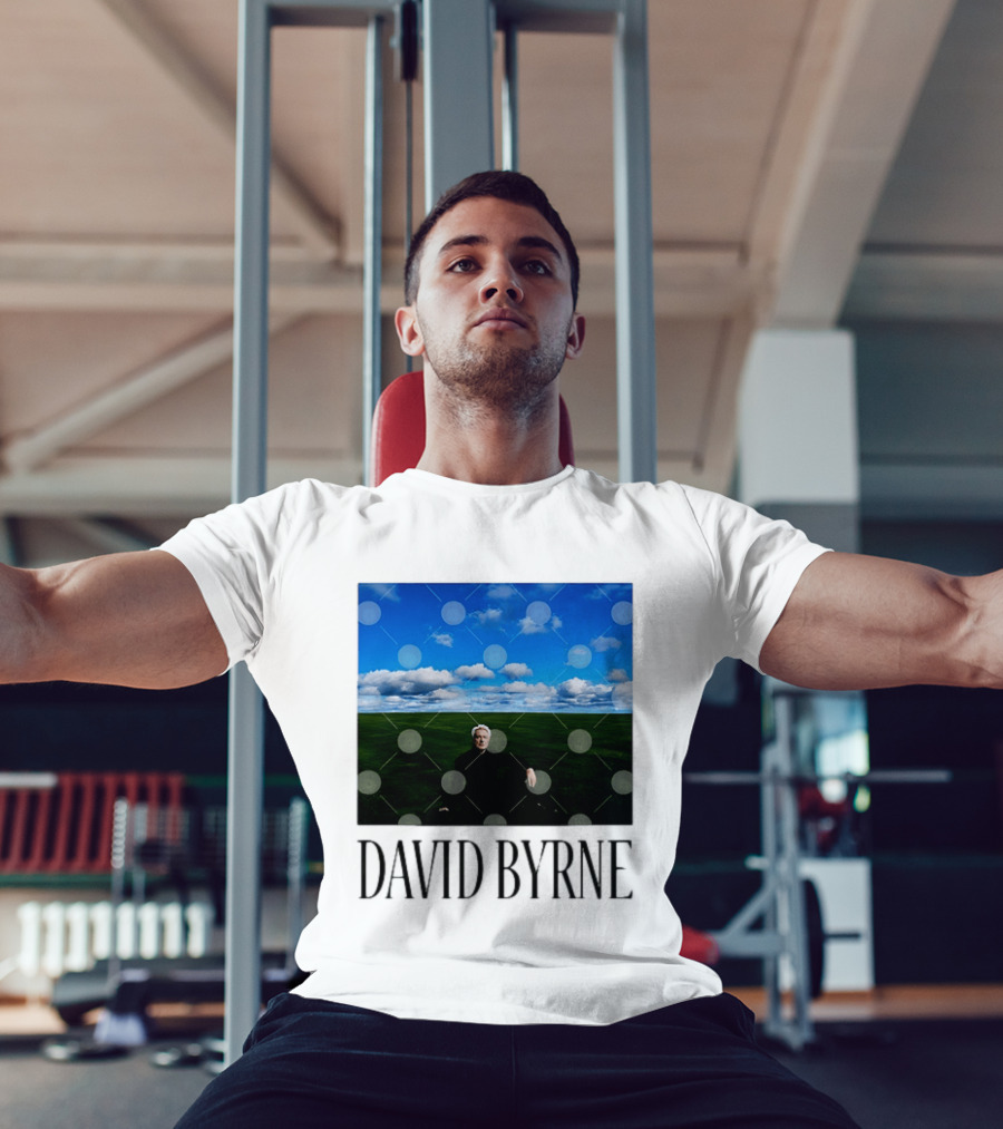 David Byrne Musician Scenic Landscape T-Shirt