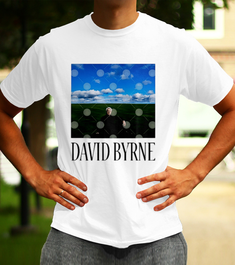 David Byrne Musician Scenic Landscape T-Shirt