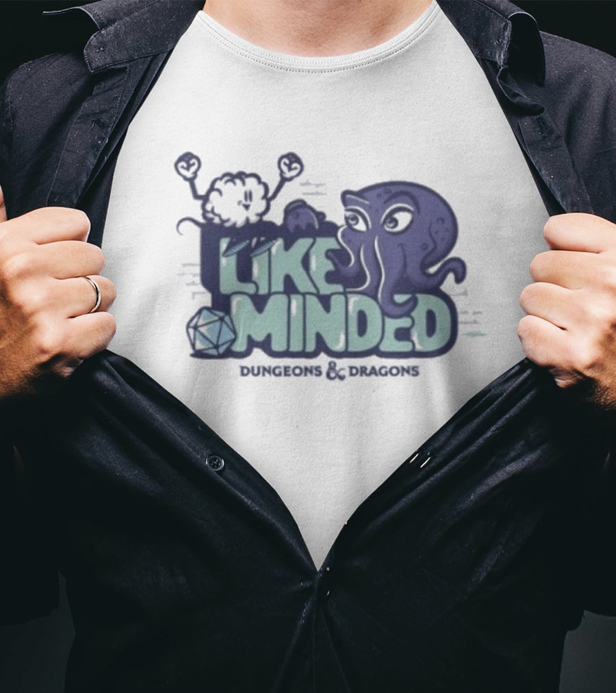 Dungeons & Dragons Like Minded Mind Flayer Octopus T-Shirt
