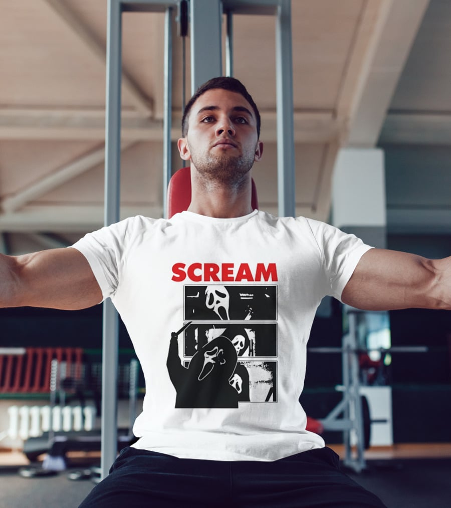 Scream Ghostface Slasher Horror Movie 90s T-Shirt