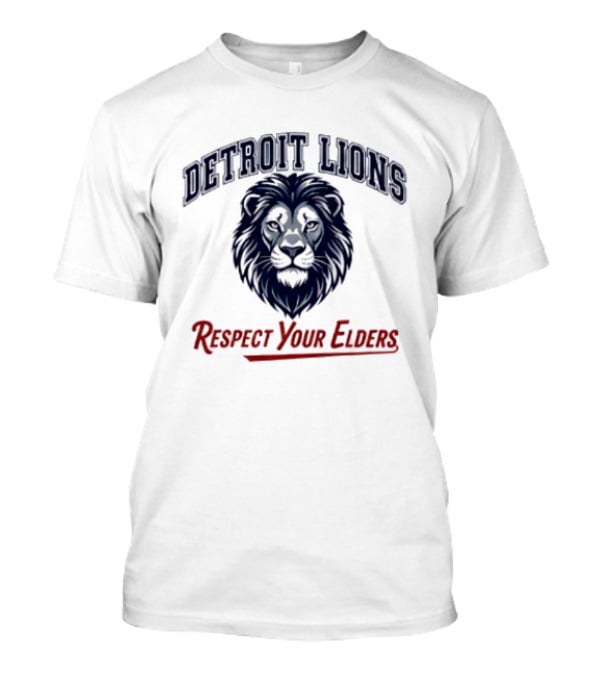 Detroit Lions Respect Your Elders T-Shirt