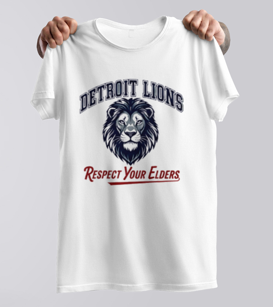 Detroit Lions Respect Your Elders T-Shirt