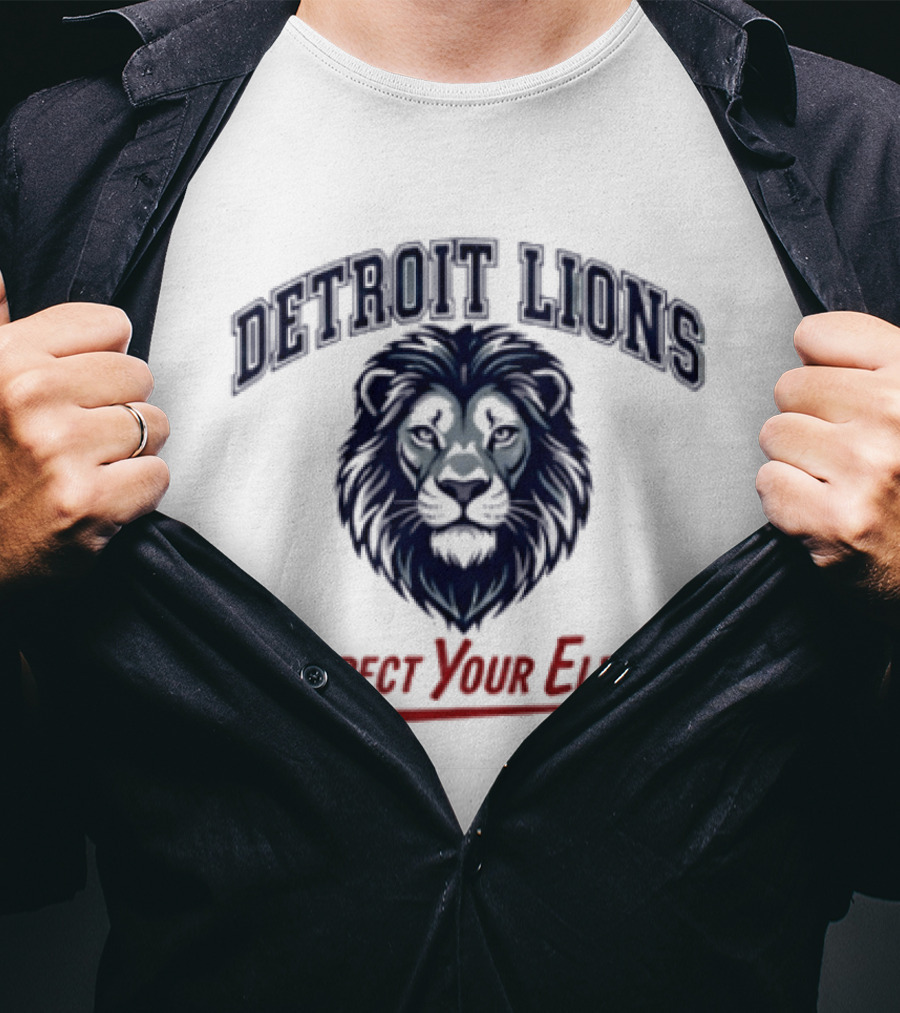 Detroit Lions Respect Your Elders T-Shirt