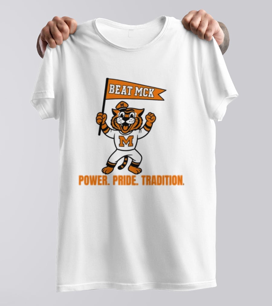 Beat McK Massillon Tigers Football Power Pride Tradition T-Shirt