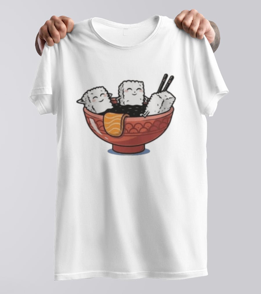 Original Sushi Relax Soaking In Soy Sauce Bowl T-Shirt