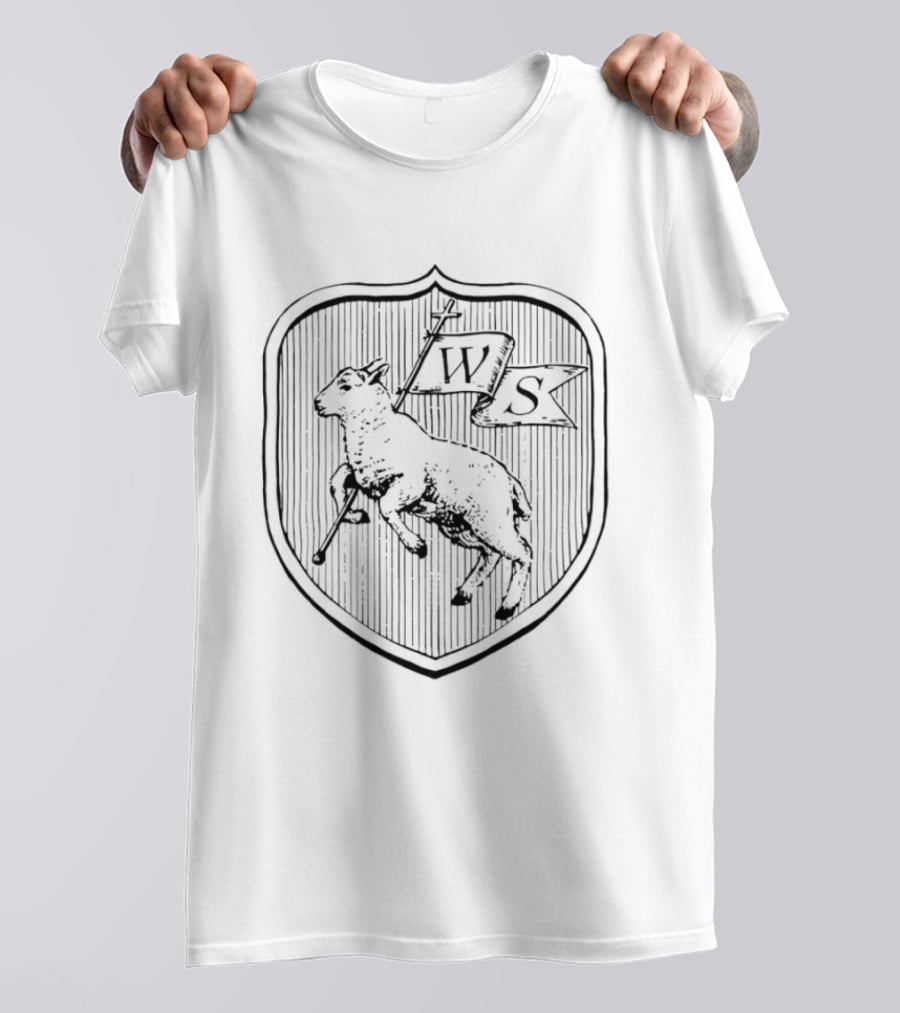WS Lamb Crest Heraldry Shield T-Shirt