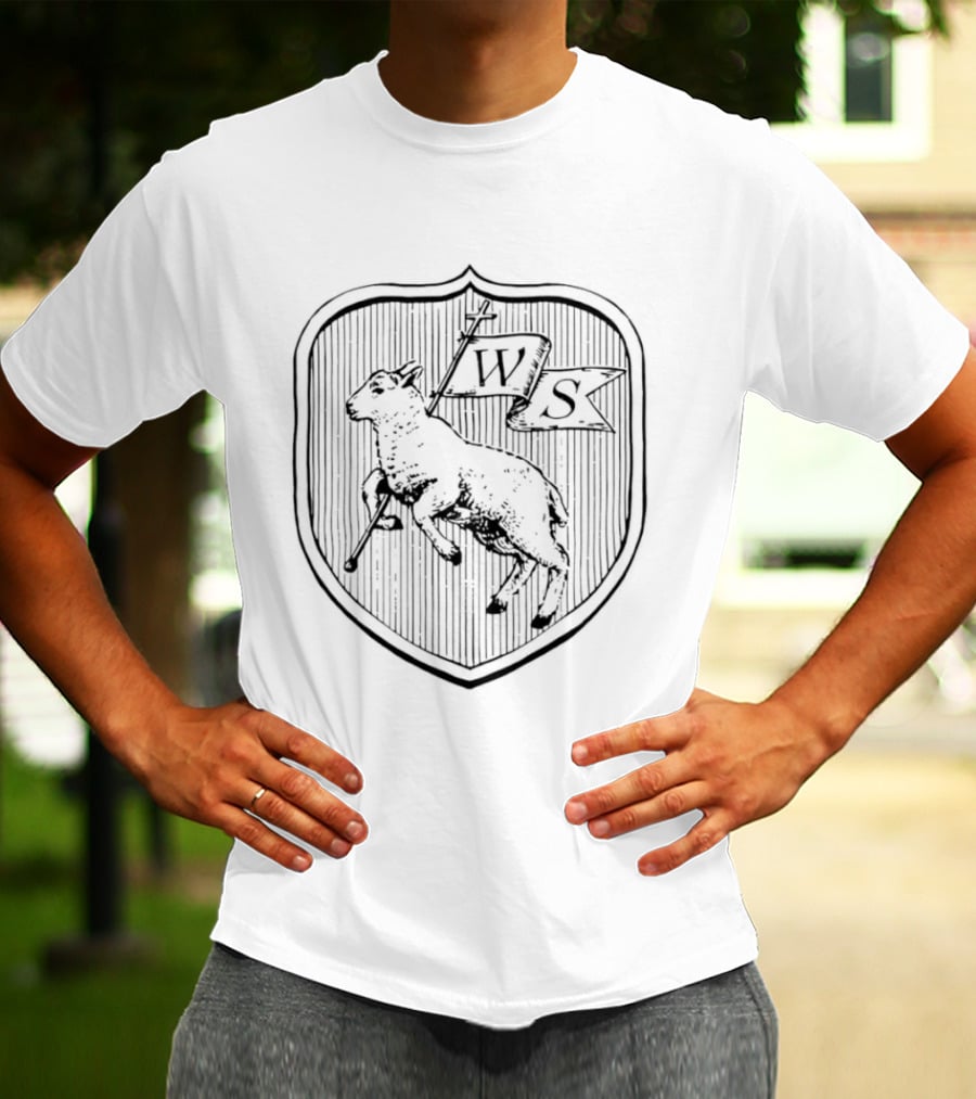 WS Lamb Crest Heraldry Shield T-Shirt
