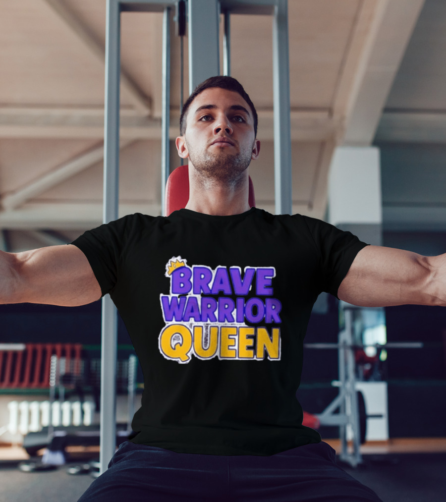 Brave Warrior Queen Crowned T-Shirt