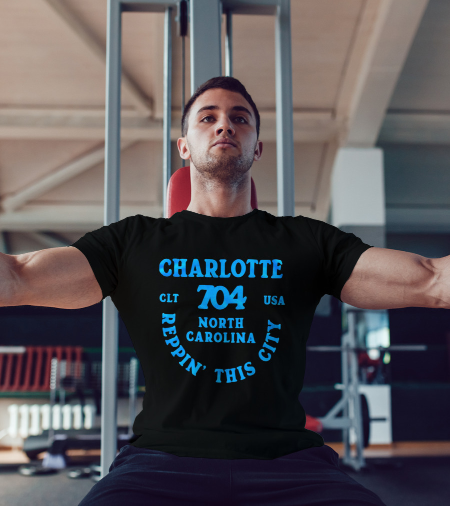 Charlotte 704 Clt Usa North Carolina Reppin' This City T-Shirt