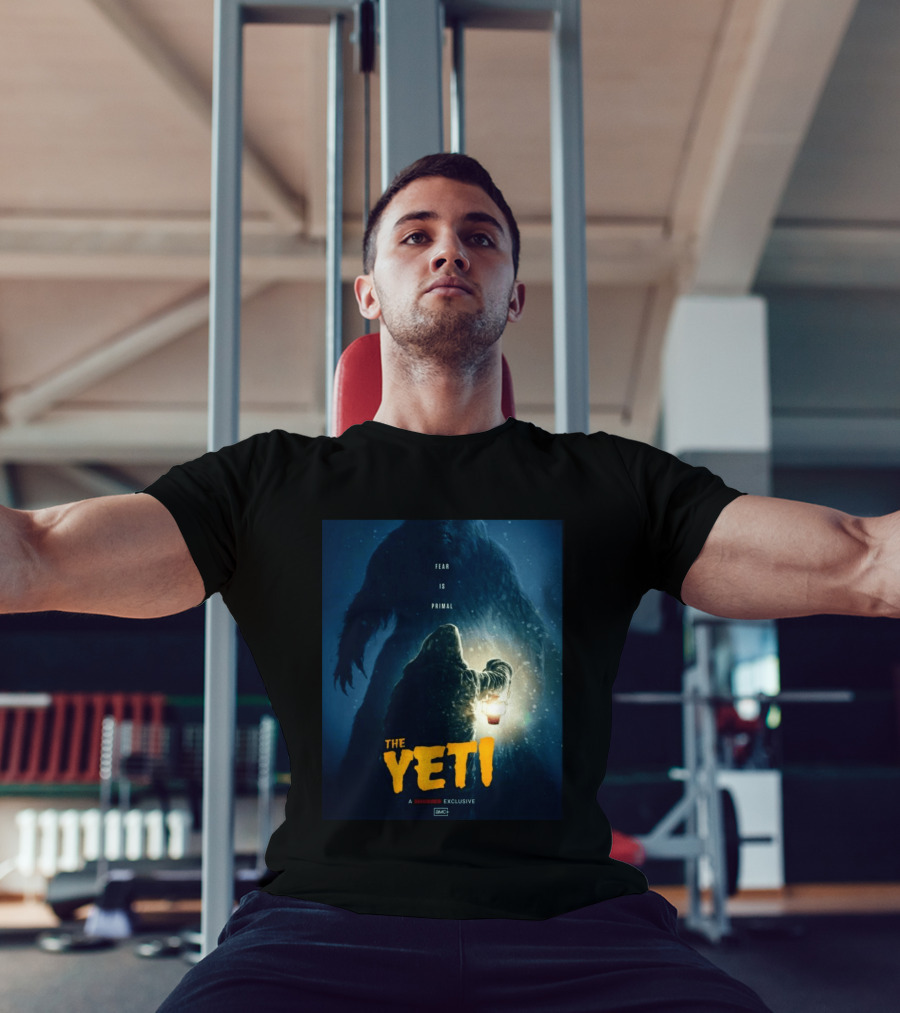 Fear Is Primal The Yeti A Shudder Exclusive AMC Lantern Shadowy Figure T-Shirt