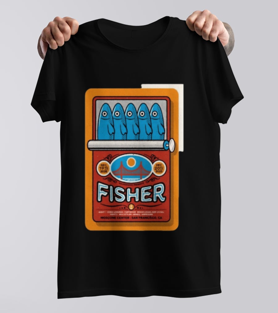 Fisher Moscone Center San Francisco December 19 20 2025 Vintage Pop T-Shirt