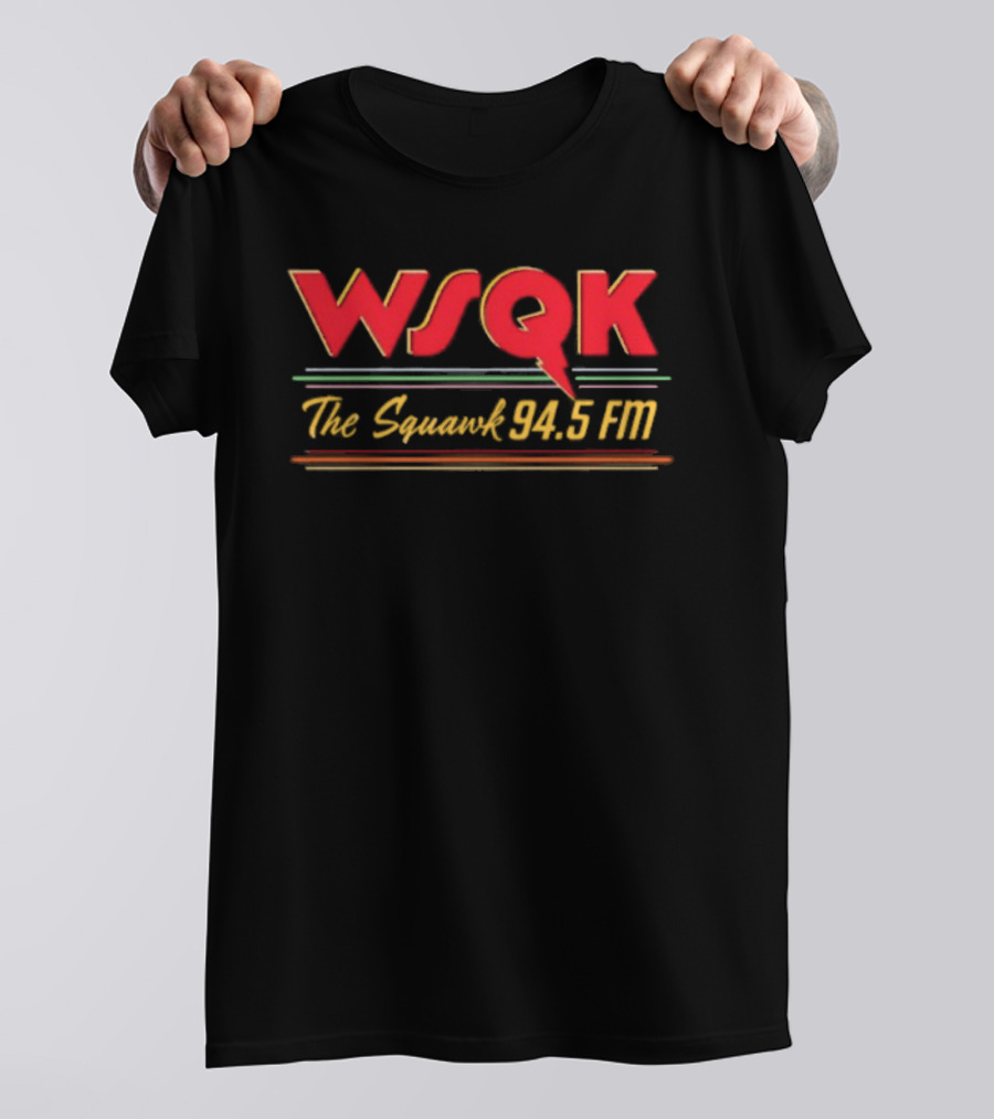 WSQK The Squawk 94.5 FM Stranger Things 84 T-Shirt