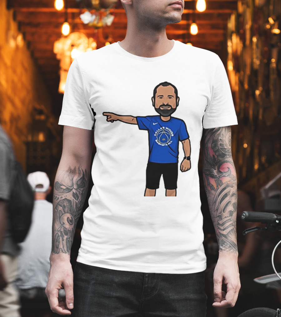 Dallas Wings Basketball Coach Jose Fernandez Classic Nike T-Shirt