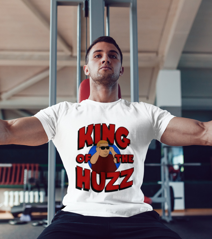 King Of The Huzz Iconic Retro Humor Vibe T-Shirt