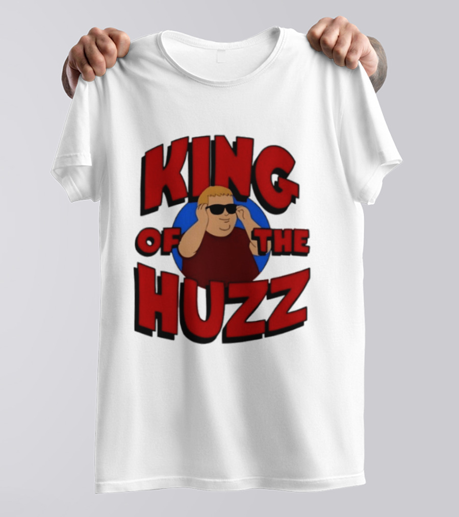 King Of The Huzz Iconic Retro Humor Vibe T-Shirt