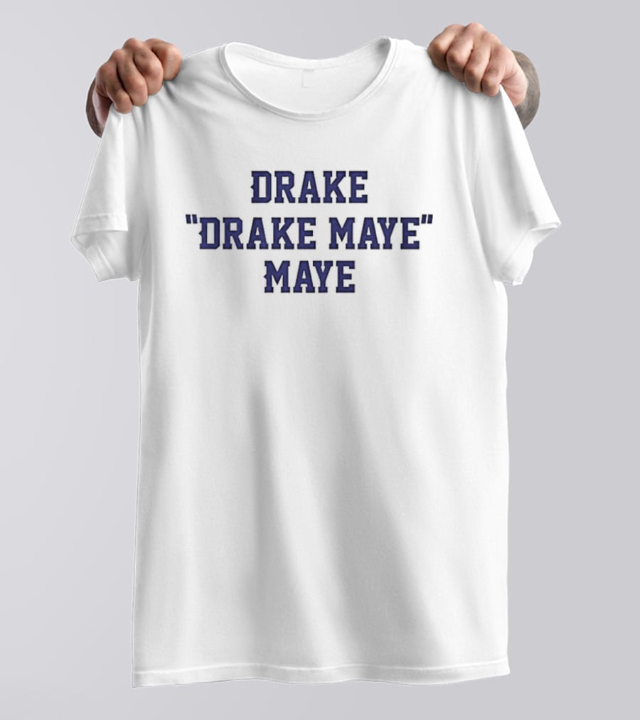 Drake "Drake Maye" Maye Classic New England Patriots Football T-Shirt