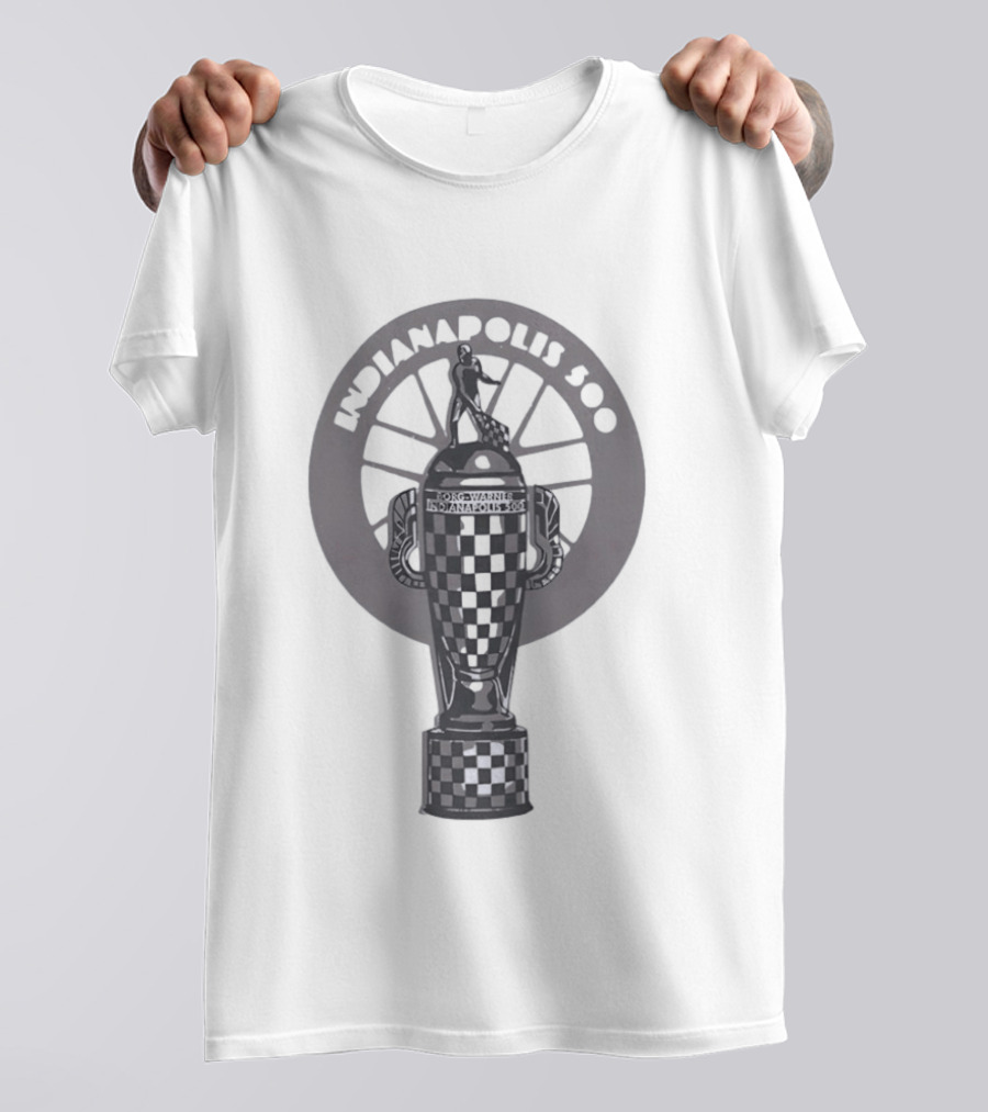 Indianapolis 500 Borg Warner Trophy Auto Racing T-Shirt