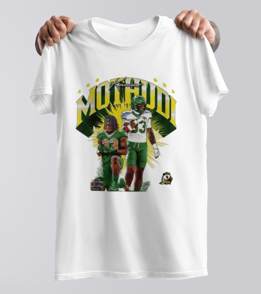 Kamar Mothudi Oregon Ducks Linebacker 33 Football Player T-Shirt
