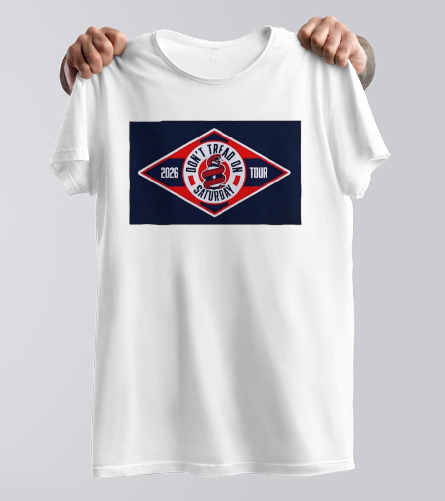 Don't Tread On Saturday 2026 Tour Snake Emblem College Football T-Shirt