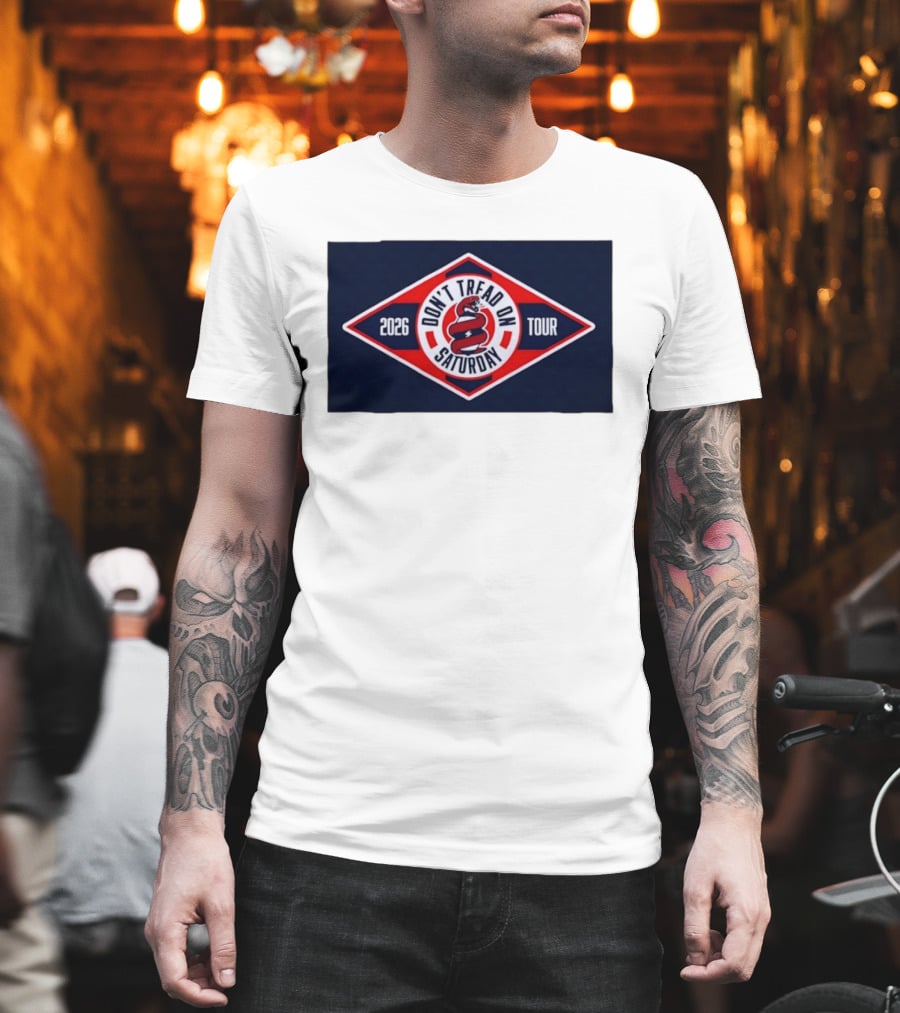 Don't Tread On Saturday 2026 Tour Snake Emblem College Football T-Shirt