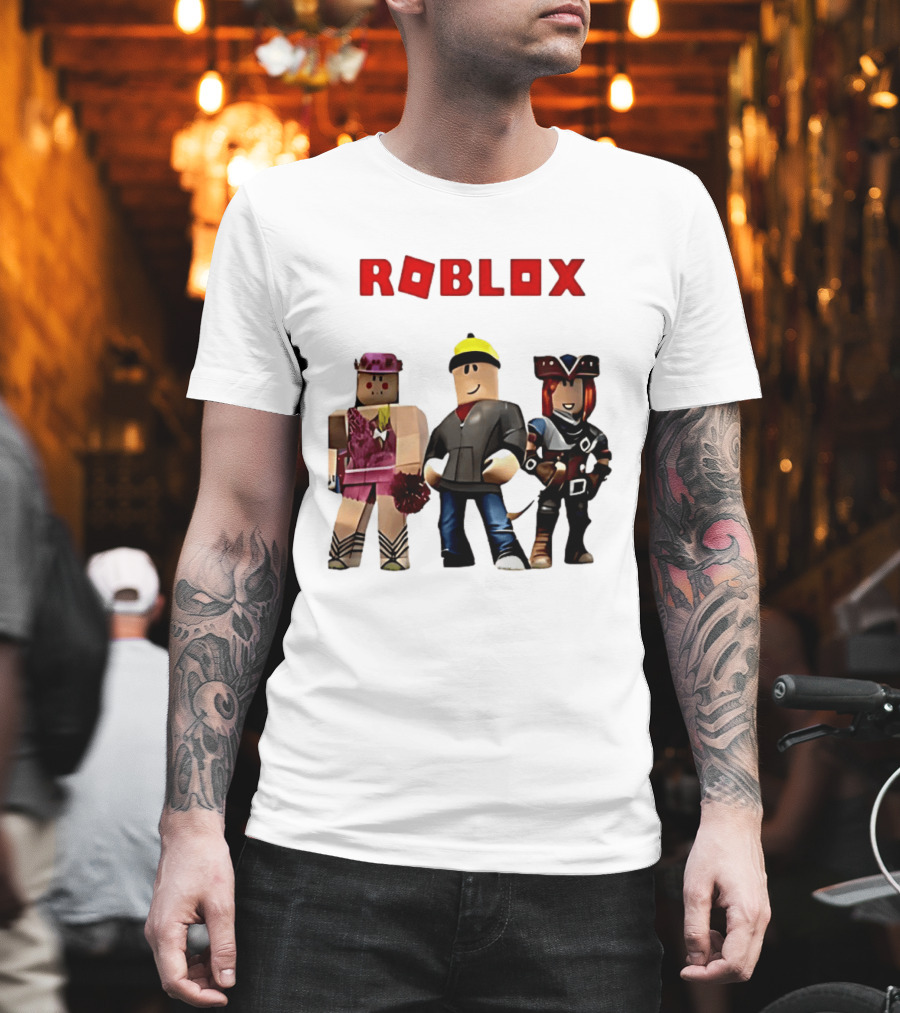 Roblox Cartoon Characters Game Adventure T-Shirt